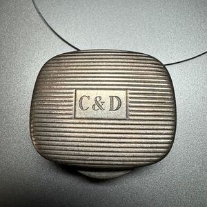 Tiffany & Co Vintage Sterling Silver Hinged Container Pill Box MONOGRAMMED C&D